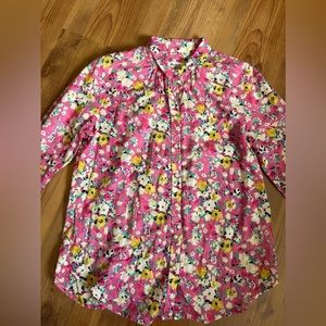 Vintage ‘Holding Horses’ Floral Silk Shirt
